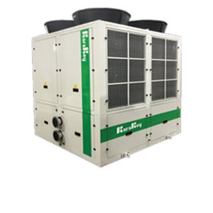 Air scroll chiller with a capacity of 29 to 329 kW