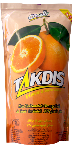 نوشیدنی بدون گاز پرتقال