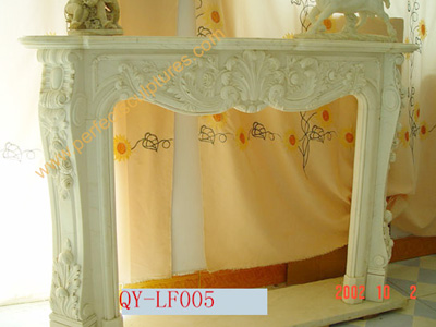 Stone Fireplace French Style