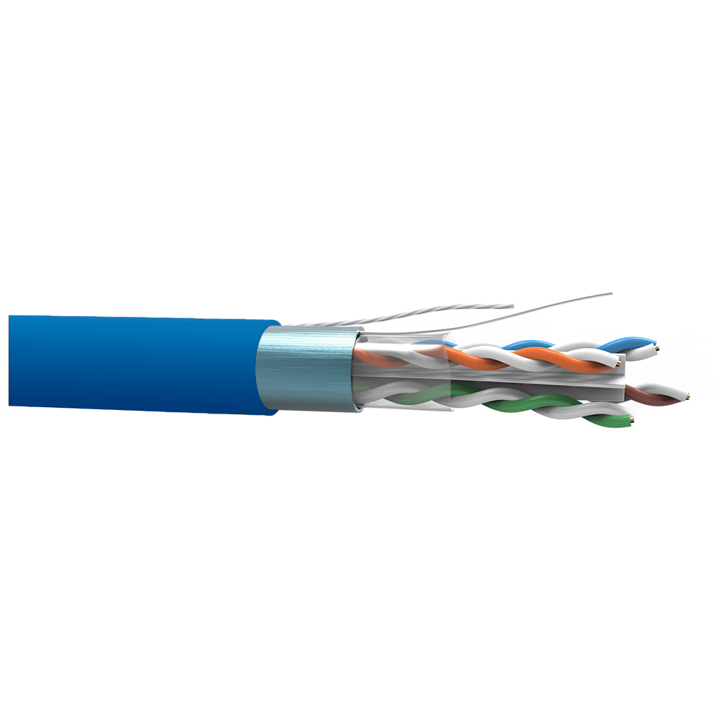 کابل شبکه شیلد دار Cat6 FTP CCA