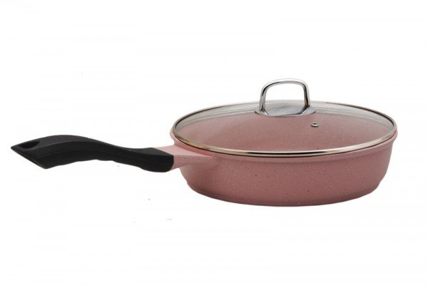 Granite 24 pan with glass lid