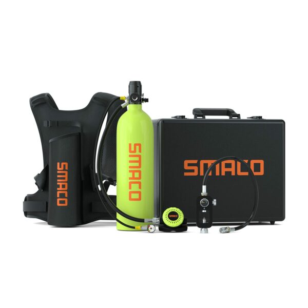 SMACO S700 2L Scuba Tank Portable Mini Scuba Diving Tank