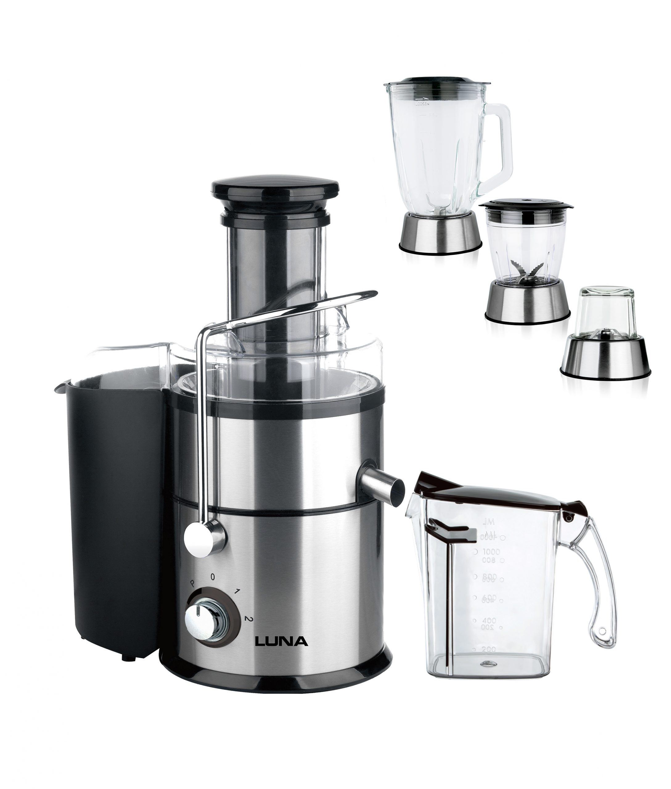 آبمیوه گیری چهار کاره لونا مدل 510