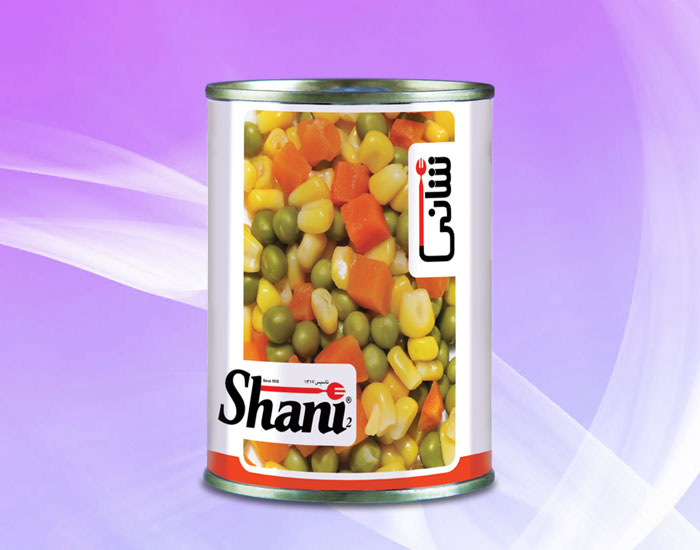 کنسرو مخلوط سبزیجات