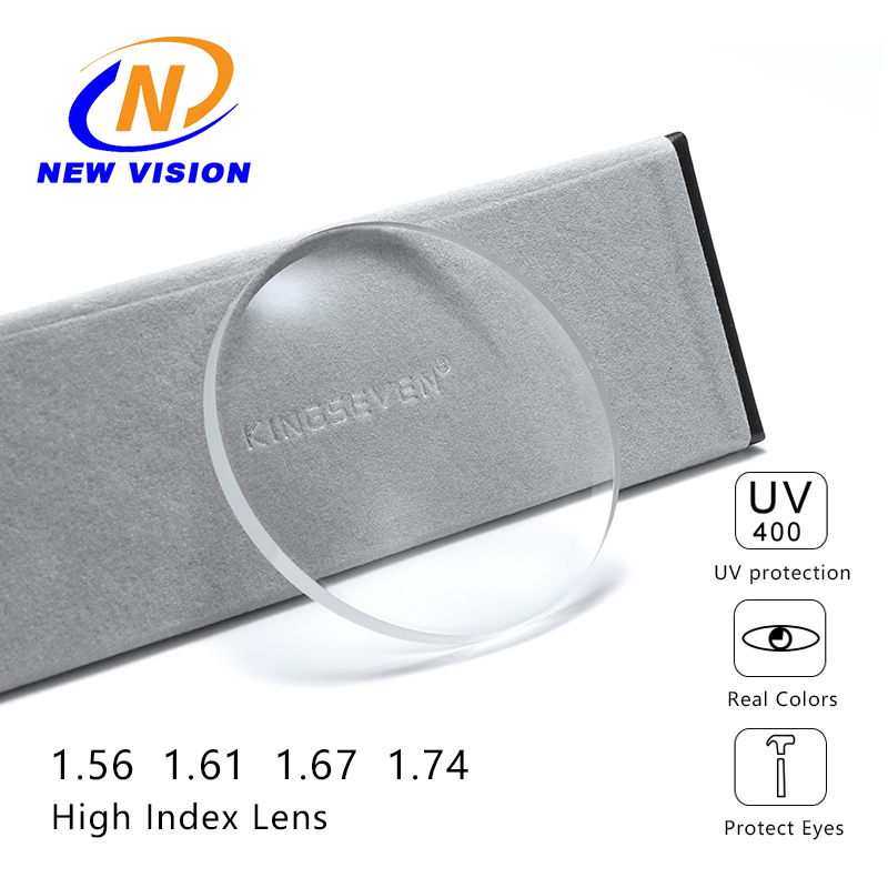 Finished 1.74 Blue Cutting UV++ HMC Lenses