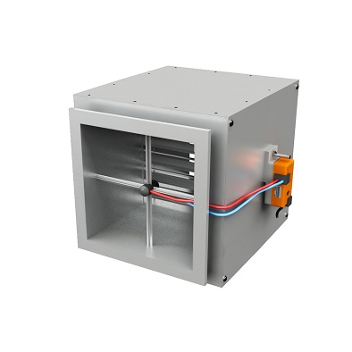 Square single-channel variable air volume terminal