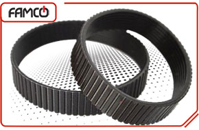 Power transmission ribbed belt