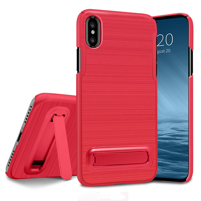 New Arrival PC stand hard case for iphone X