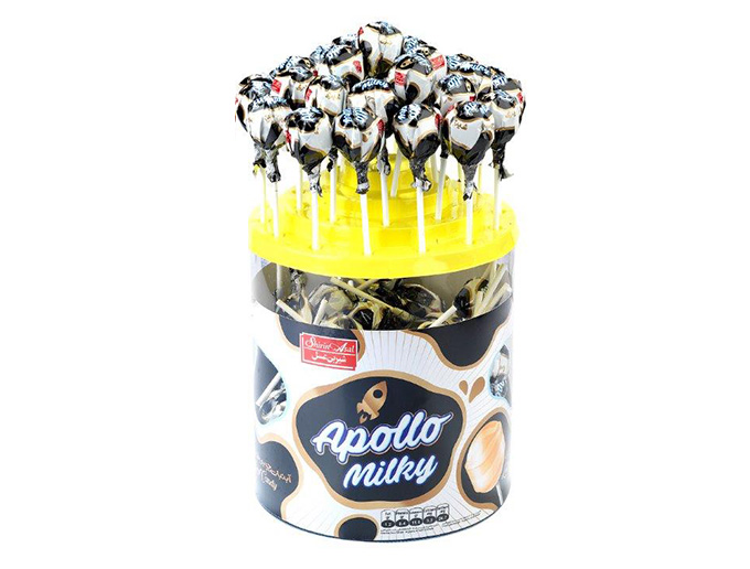 آبنبات چوبی آپولو پی وی سی شیری