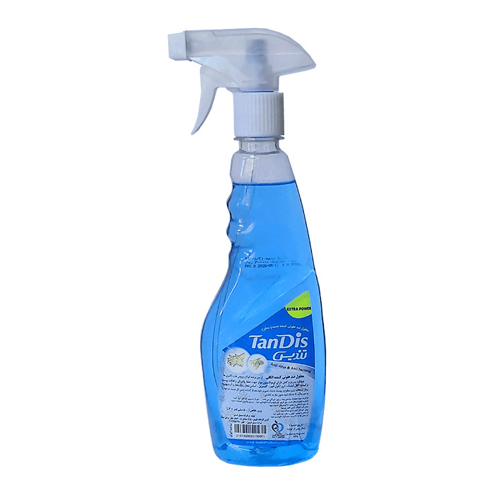 محلول ضد عفونی کننده تندیس با پایه الکل با پمپ