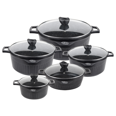 سرویس قابلمه 10 پارچه گرانیت مدل alonso