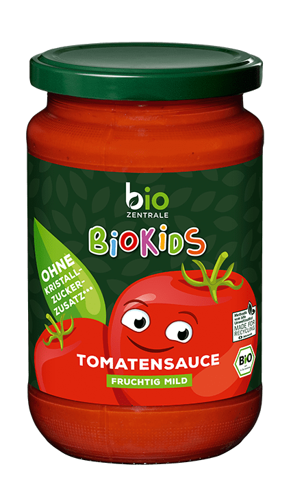 BioKids tomato sauce fruity mild 350 g