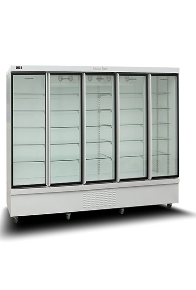 Five-door diamond standing fridge freezers