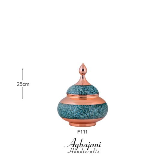 قندان بزرگ بزرگ فیروزه کوب برند آقاجانی