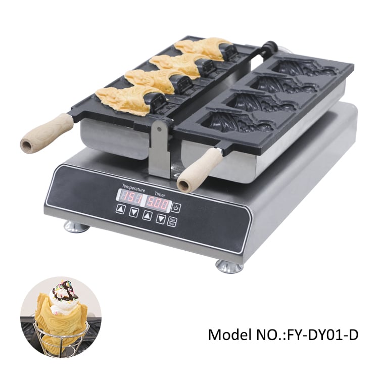 Fish Waffle Maker Digital Commerical Taiyaki Machine For Sale