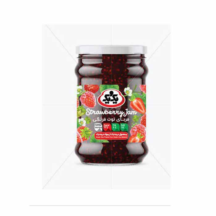 مربای توت فرنگی