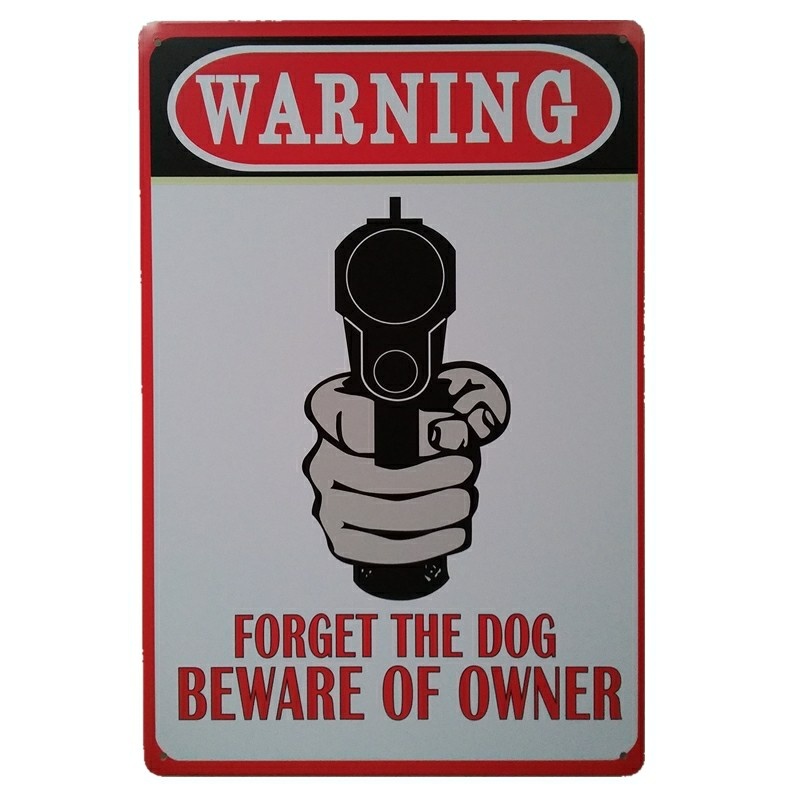 Warning Signs, Retro Tin Signs, Metal Posters