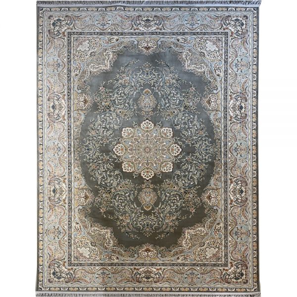 فرش ماشینی شازده کد ۵۱۳۳ زغالی