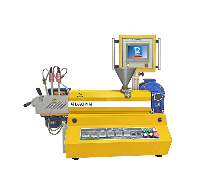 اکسترودر تک پیچ آزمایشگاهی/تست فیلترپذیری/کنترل PLC/نوع رومیزی