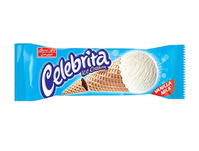 بستنی سلبریتا شیری وانیلی