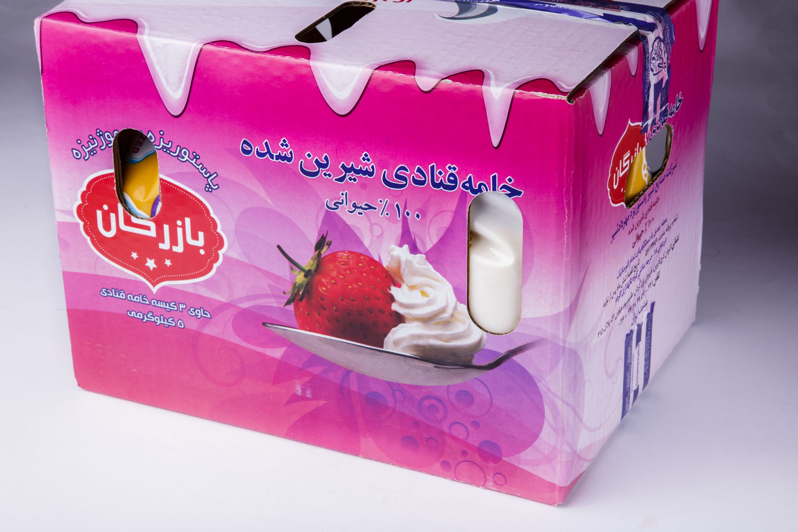 خامه قنادی شیرین شده