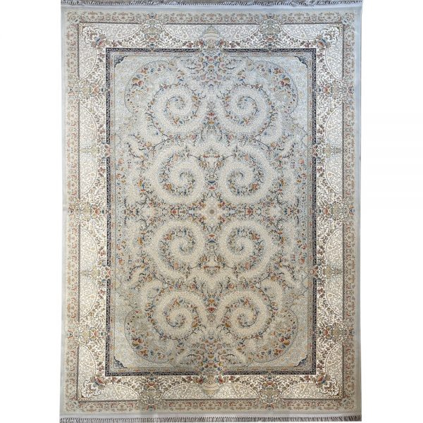 فرش ماشینی شازده کد ۵۱۸۱ نقره ای