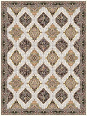 فرش 1200 شانه طرح آذین