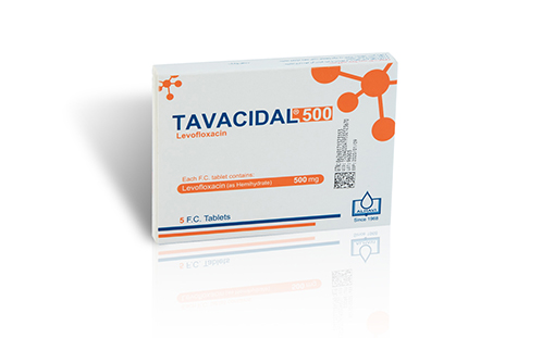 تاواسیدال۵۰۰ میلی گرم(لووفلوکساسین)