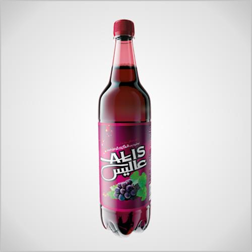 Carbonated red grape drink