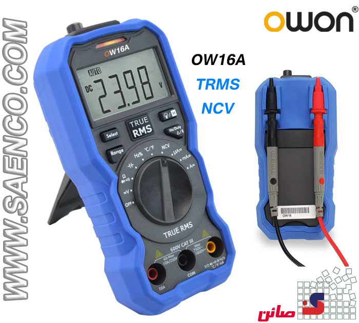 مولتی متر جیبی NCV مدل OW16A ساخت کمپانی OWON هنگ کنگ