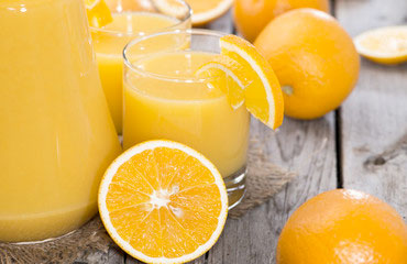 Fruit juice from fruit juice concentrate