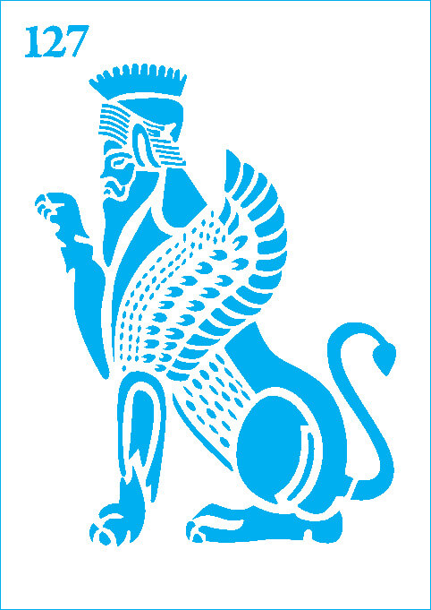 شابلون استنسیل کد 127