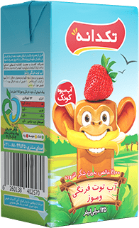 آب توت فرنگی و موز ۱۰۰ درصد خالص کودک