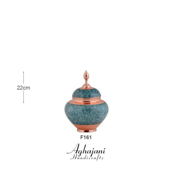 قندان سیبی 25 فیروزه کوب برند آقاجانی