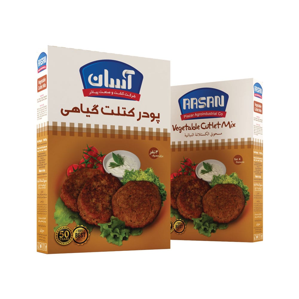 پودر کتلت گیاهی آسان