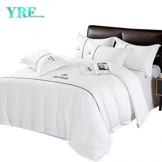 1000 Count Cotton Embroidered Comforter Set Hotel Full White