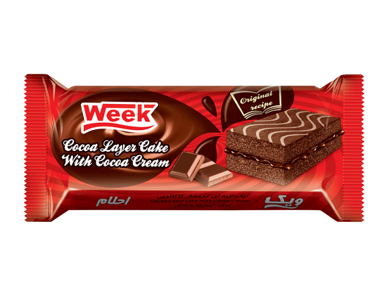 کیک لایه ای نوتلایی لوکس