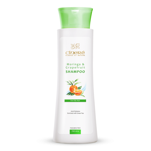 Moringa and grapefruit shampoo for oily hair (anti-air pollution)