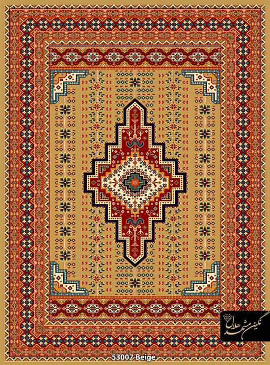 گبه ماشینی 480 شانه طرح اصیل