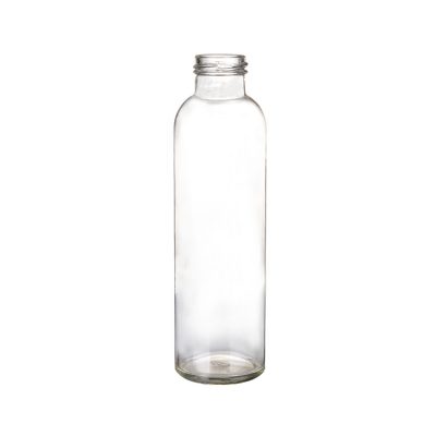 500ml clear round glass bottle
