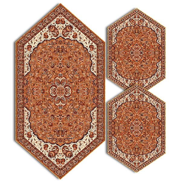 سری سه تکه ترمه طرح شاه عباسی کد 805