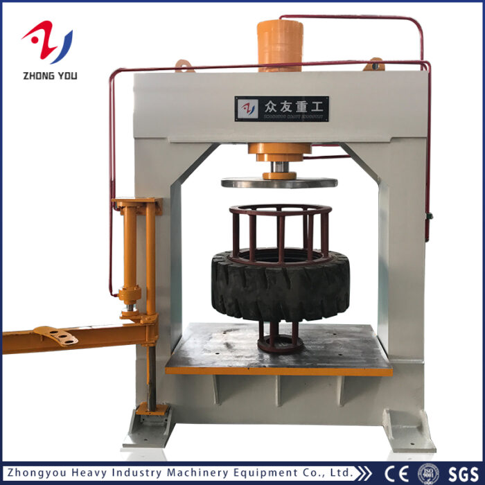 solid tire hydraulic press
