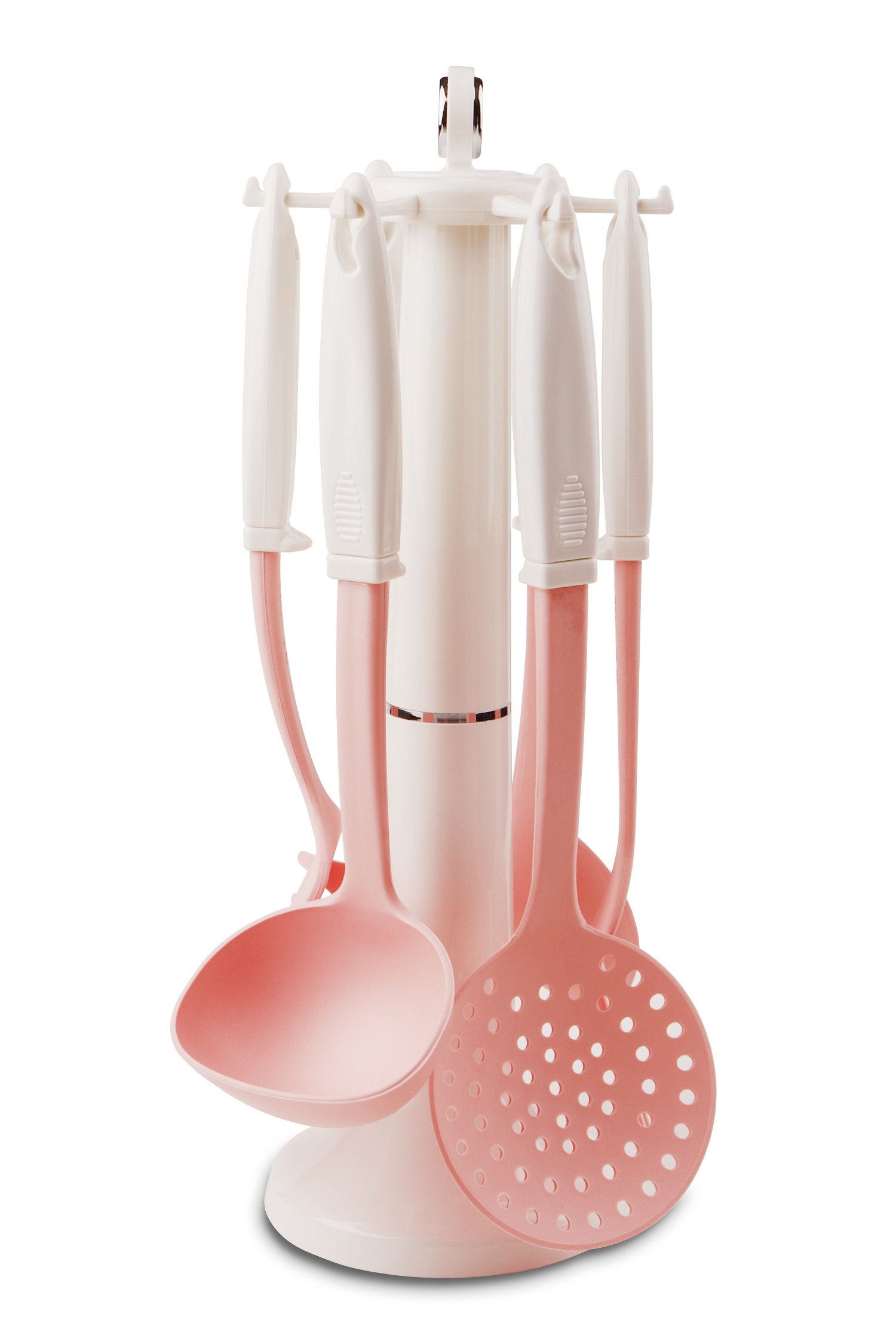 کفگیر و ملاقه بلند رنگی