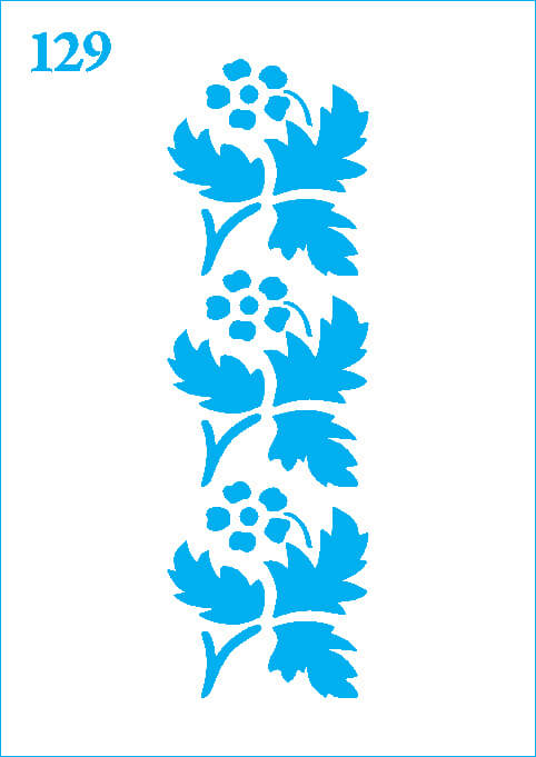 شابلون استنسیل کد 129