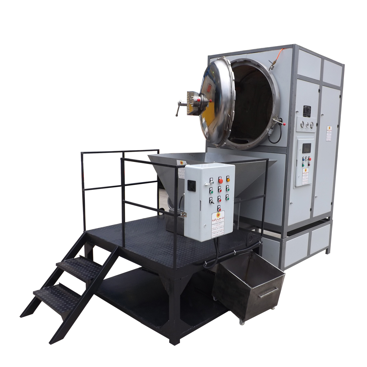 دستگاه بی خطر ساز مدل POST SHEREDDERبا استریلایزر افقی و شریدر