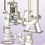 الکتروپمپ شناور لجن کش BSW (نصب ثابت و متحرک) برکه