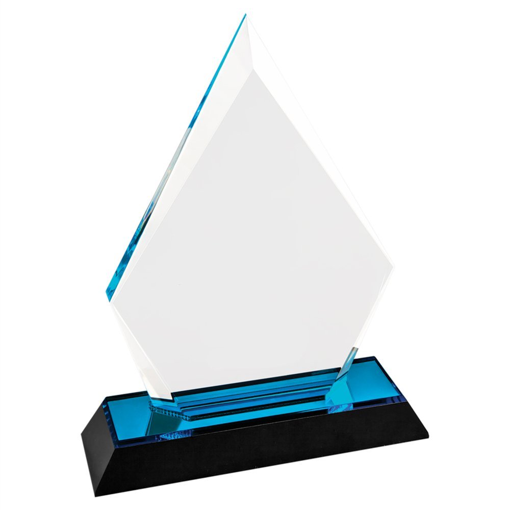 Personalized Award Plaques - Engraved Acrylic Trophy | 5 Font Options | Customazible Crystal Award P