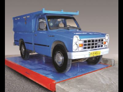 باسکول جاده ای 10 تن اعتماد فلزی