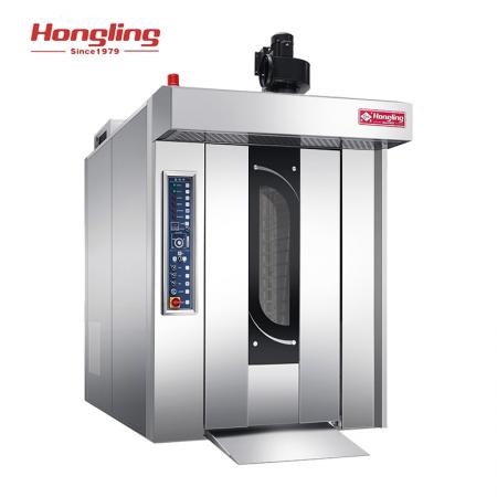 Baking Machine 32 Trays Gas Rotary Oven For Commercial Bakery