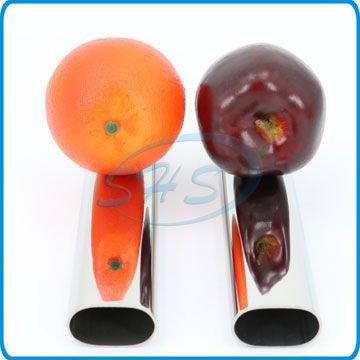 316 Stainless Steel Flat Sided Oval Tubes with Mirror Finish